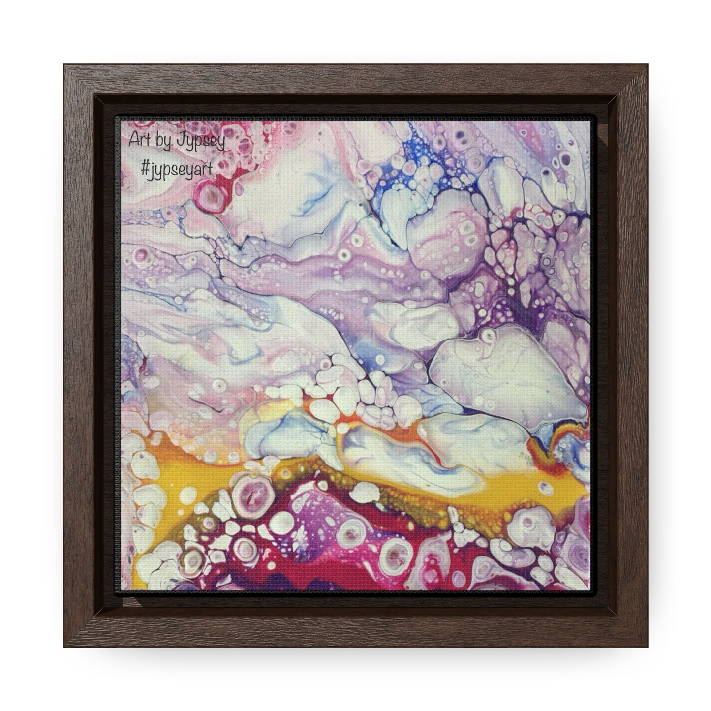 Art by Jypsey Gallery Canvas Wraps, Square Frame