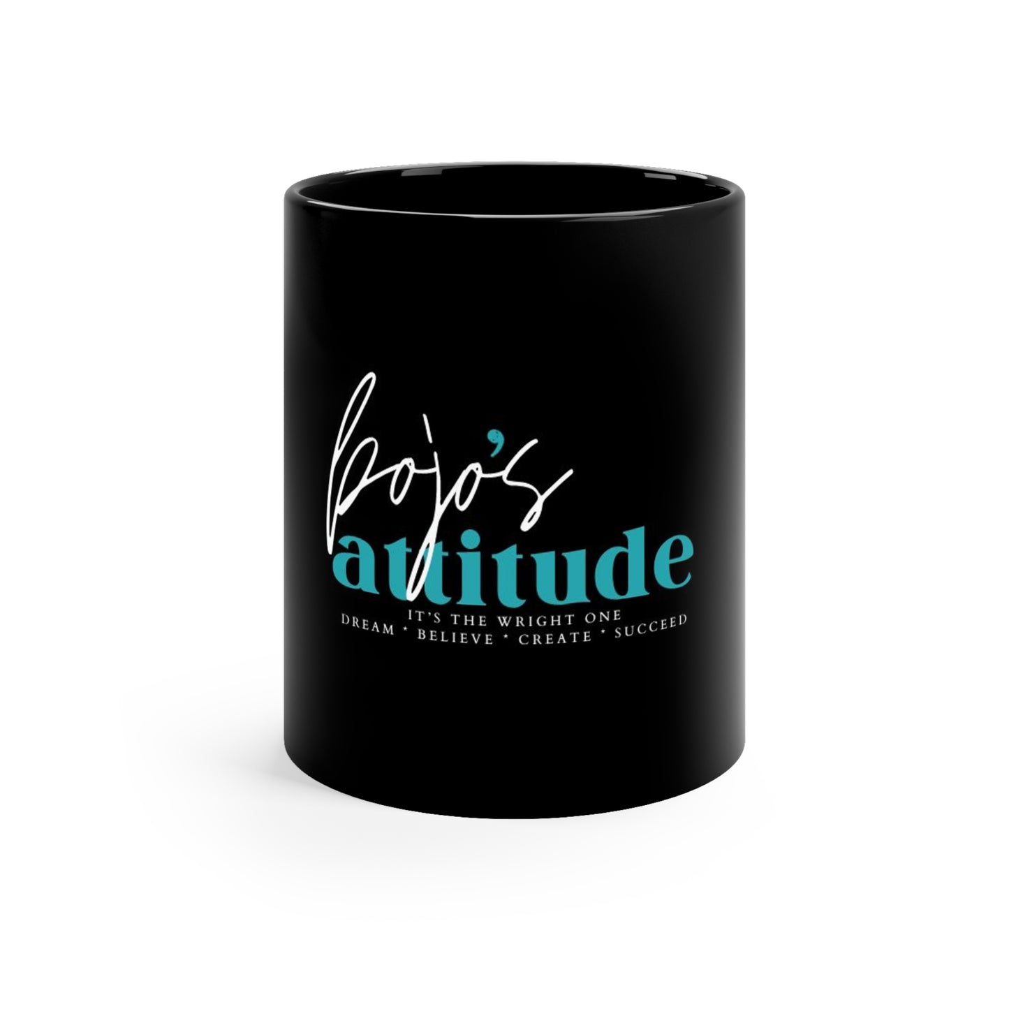 BoJo's Attitude -11oz Black Mug