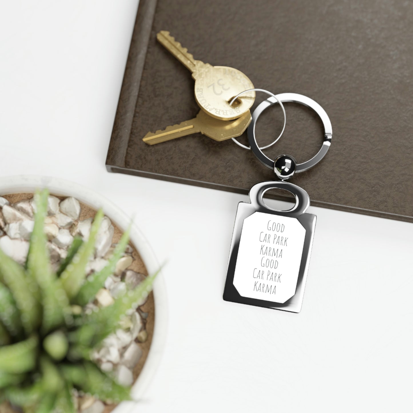 Rectangle Photo Keyring